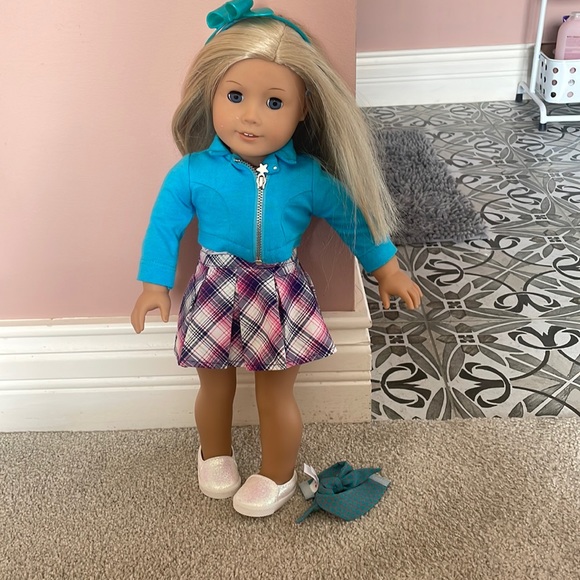 Customized American Girl Comes with shoes, clothes, and two
